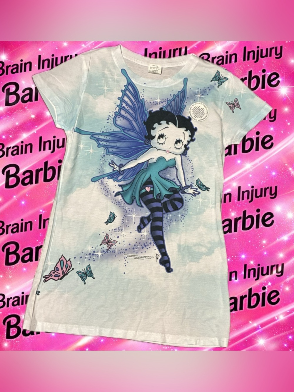 Betty boop goth tee